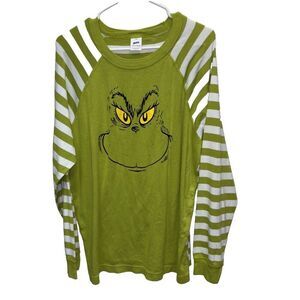 HANNA ANDERSSON DR SEUSS GRINCH PAJAMA SHIRT TOP ADULT UNISEX XL
